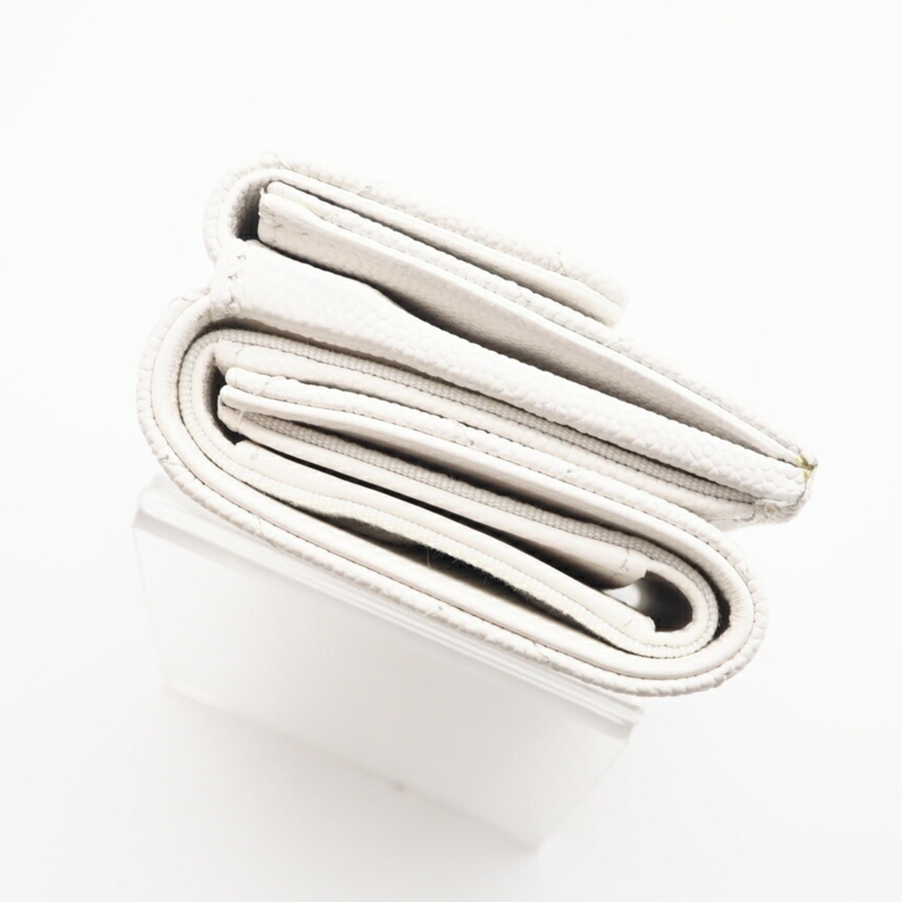 CHANEL White Caviar Leather Wallet - Picture 7 of 13
